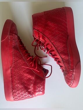 Nike Blazer High-Top Sneakers - Red